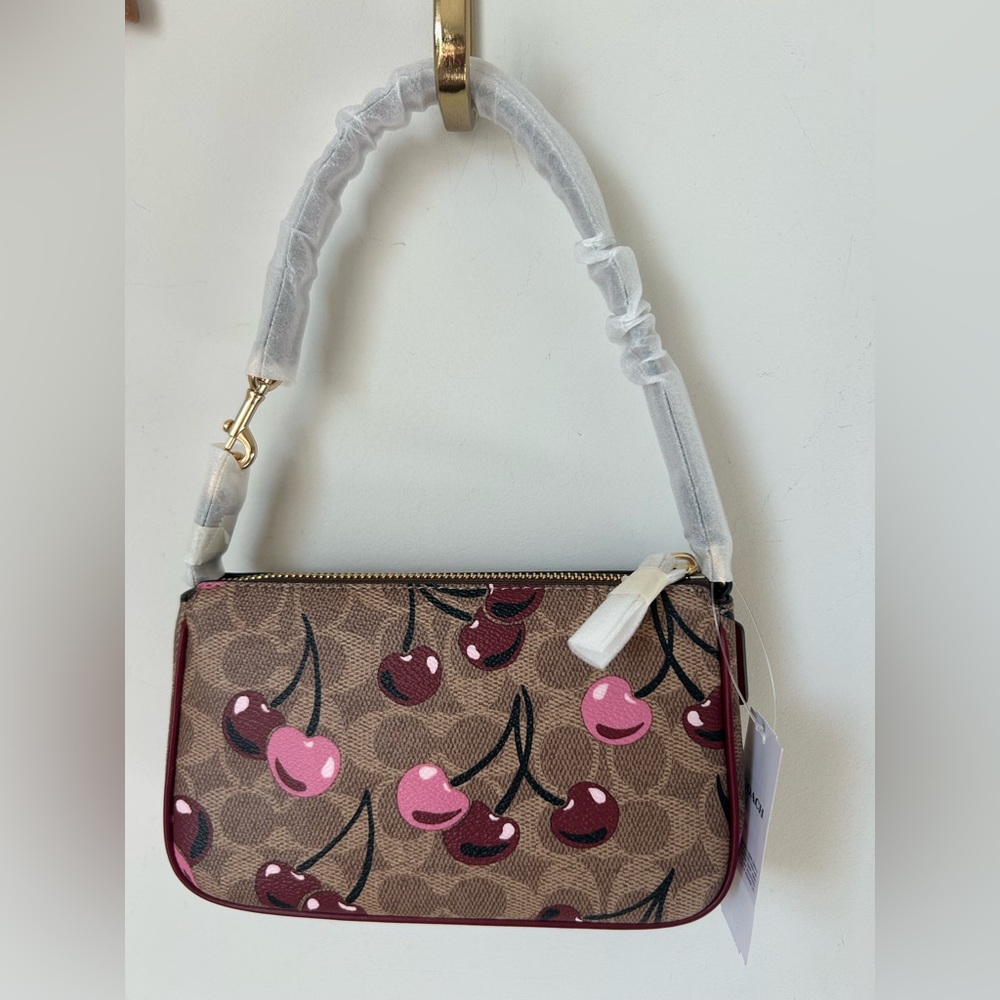 Coach Cherry Brown monogram Nolita 19 Shoulder Bag - Picture 5 of 7